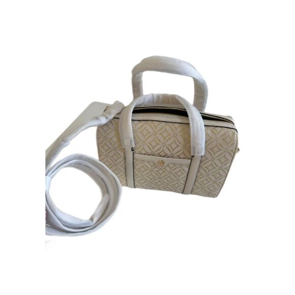 Michael Kors medium logo jacquard duffle bag crossbody •New with tags - Picture 8 of 16